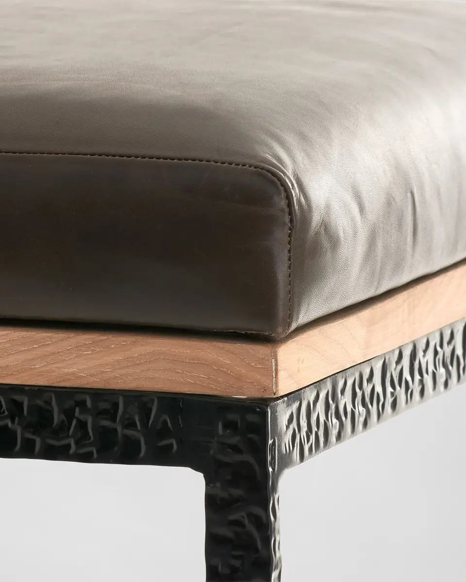 Arteriors Marmont Leather 31" Bar Stool | Thumbnail 5
