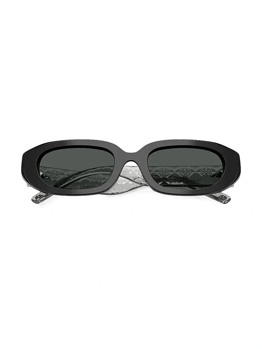 Tory Burch Women's 52MM Rectangular Sunglasses | Thumbnail 5 Tory Burch Women's 52MM Rectangular Sunglasses | Thumbnail 5