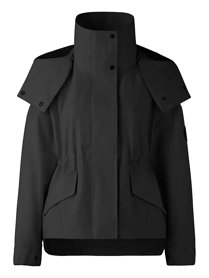 Women's Olivine Hooded High-Low Oversized Jacket Women's Olivine Hooded High-Low Oversized Jacket