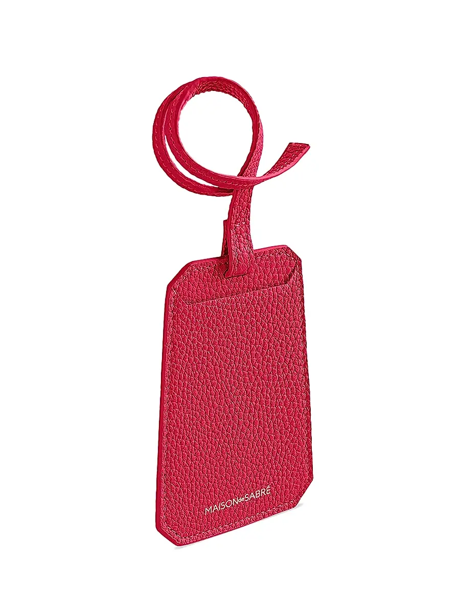 MAISON de SABRÉ Unisex Leather Luggage Tag | Thumbnail 3 MAISON de SABRÉ Unisex Leather Luggage Tag | Thumbnail 3