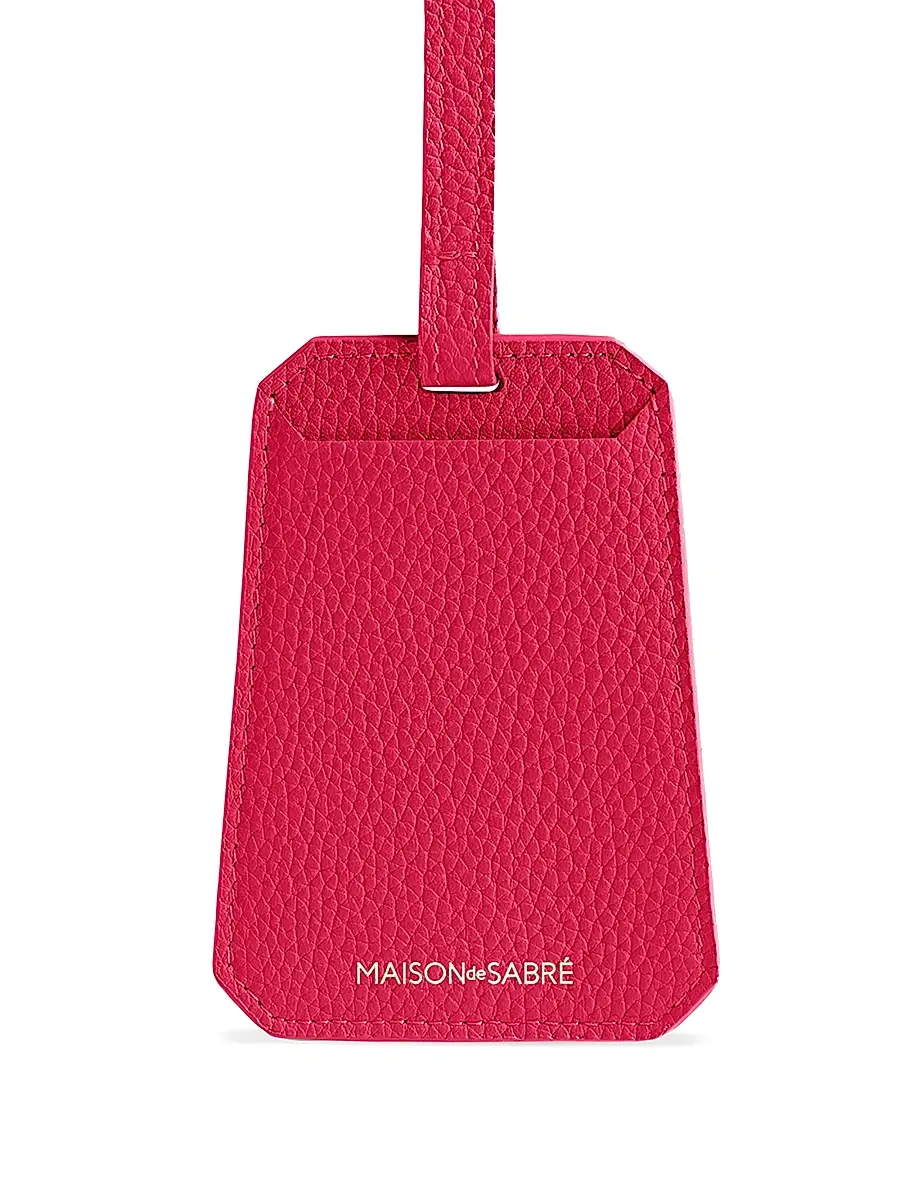 MAISON de SABRÉ Unisex Leather Luggage Tag | Thumbnail 4 MAISON de SABRÉ Unisex Leather Luggage Tag | Thumbnail 4