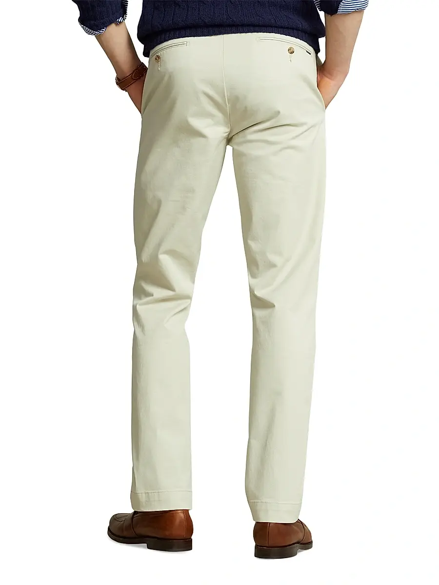 Polo Ralph Lauren Men's Stretch Straight-Fit Chino Pants | Thumbnail 4 Polo Ralph Lauren Men's Stretch Straight-Fit Chino Pants | Thumbnail 4