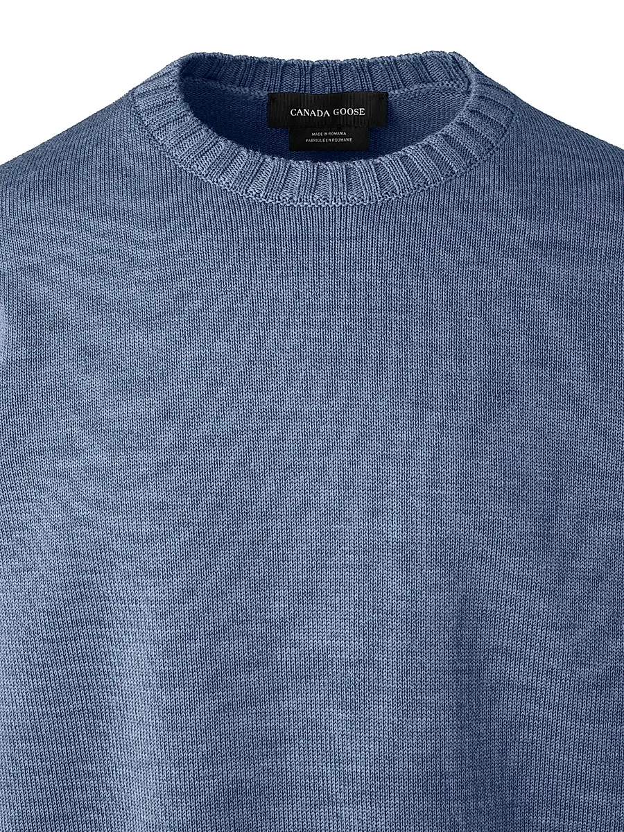 Canada Goose Men's Rosseau Wool Crewneck Sweater | Thumbnail 6 Canada Goose Men's Rosseau Wool Crewneck Sweater | Thumbnail 6