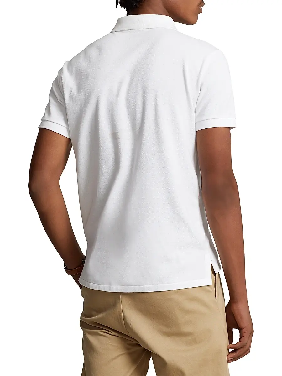 Polo Ralph Lauren Men's Logo Cotton Slim-Fit Polo Shirt | Thumbnail 5 Polo Ralph Lauren Men's Logo Cotton Slim-Fit Polo Shirt | Thumbnail 5