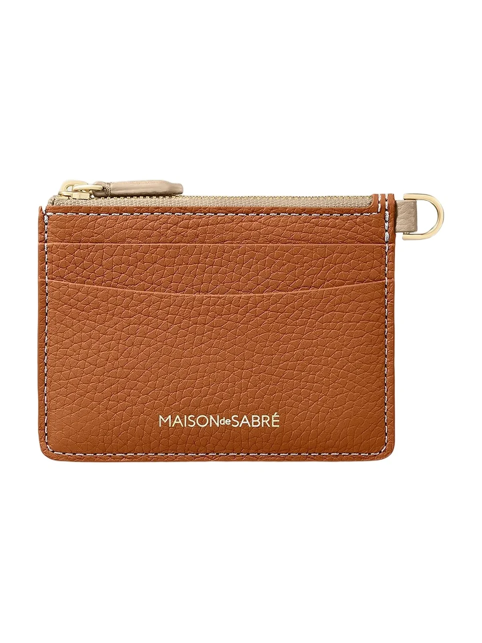 Women's Leather Zipped Card Pouch