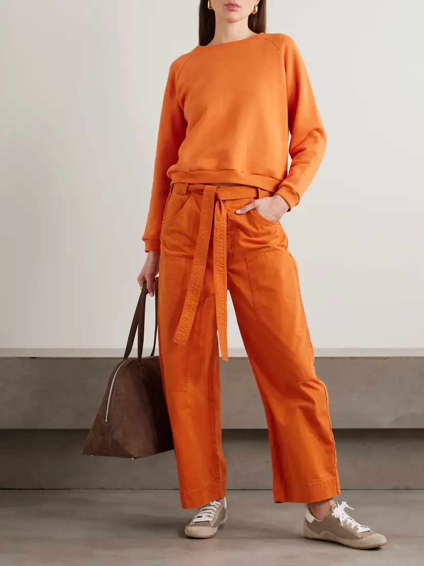 Jamie Haller The Karate Cropped Belted Cotton-twill Wide-leg Pants | Thumbnail 2 Jamie Haller The Karate Cropped Belted Cotton-twill Wide-leg Pants | Thumbnail 2