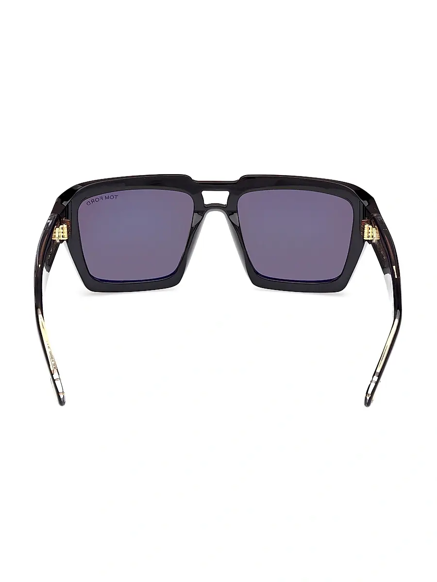 Tom Ford Men's ICON 56MM Navigator Sunglasses | Thumbnail 4 Tom Ford Men's ICON 56MM Navigator Sunglasses | Thumbnail 4