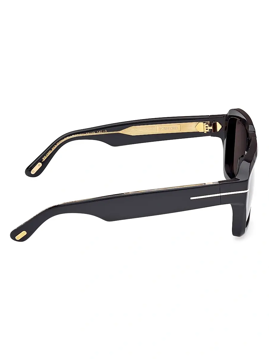 Tom Ford Men's ICON 56MM Navigator Sunglasses | Thumbnail 6 Tom Ford Men's ICON 56MM Navigator Sunglasses | Thumbnail 6