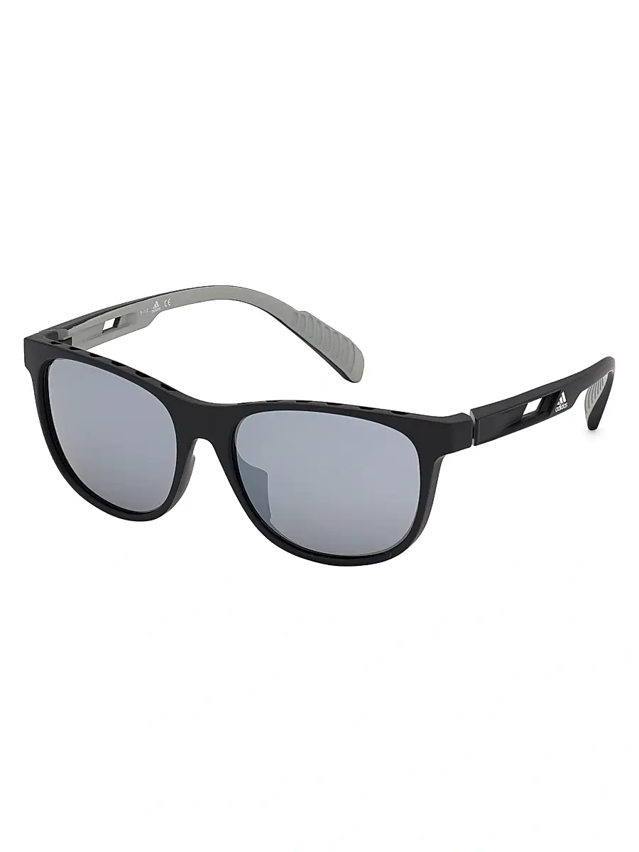 adidas Y-3 Men's 55MM Square Injected Sunglasses | Thumbnail 2