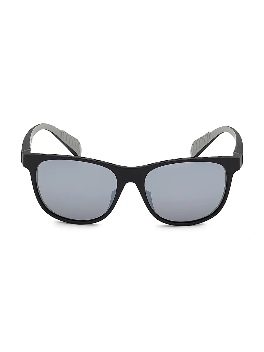 adidas Y-3 Men's 55MM Square Injected Sunglasses
