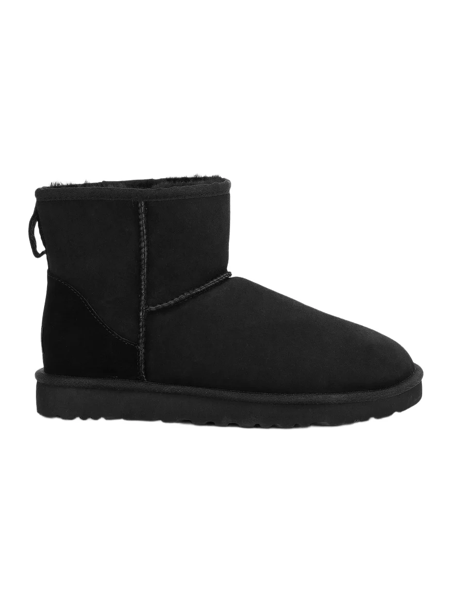 UGG Unisex Men's Classic Heritage Suede & Shearling Classic Mini Bomber Boots