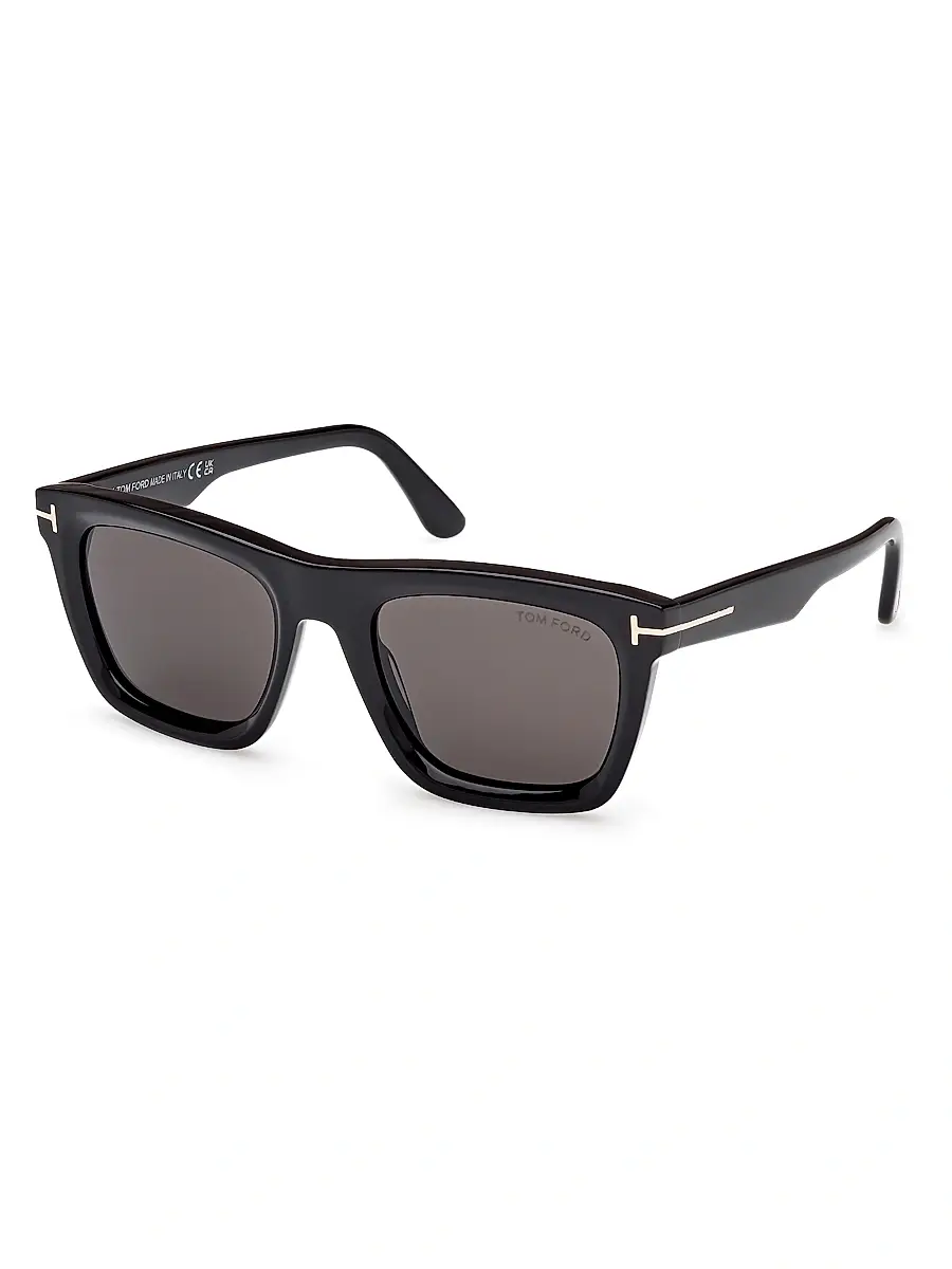 Tom Ford Men's Lelio 52MM Rectangle Sunglasses