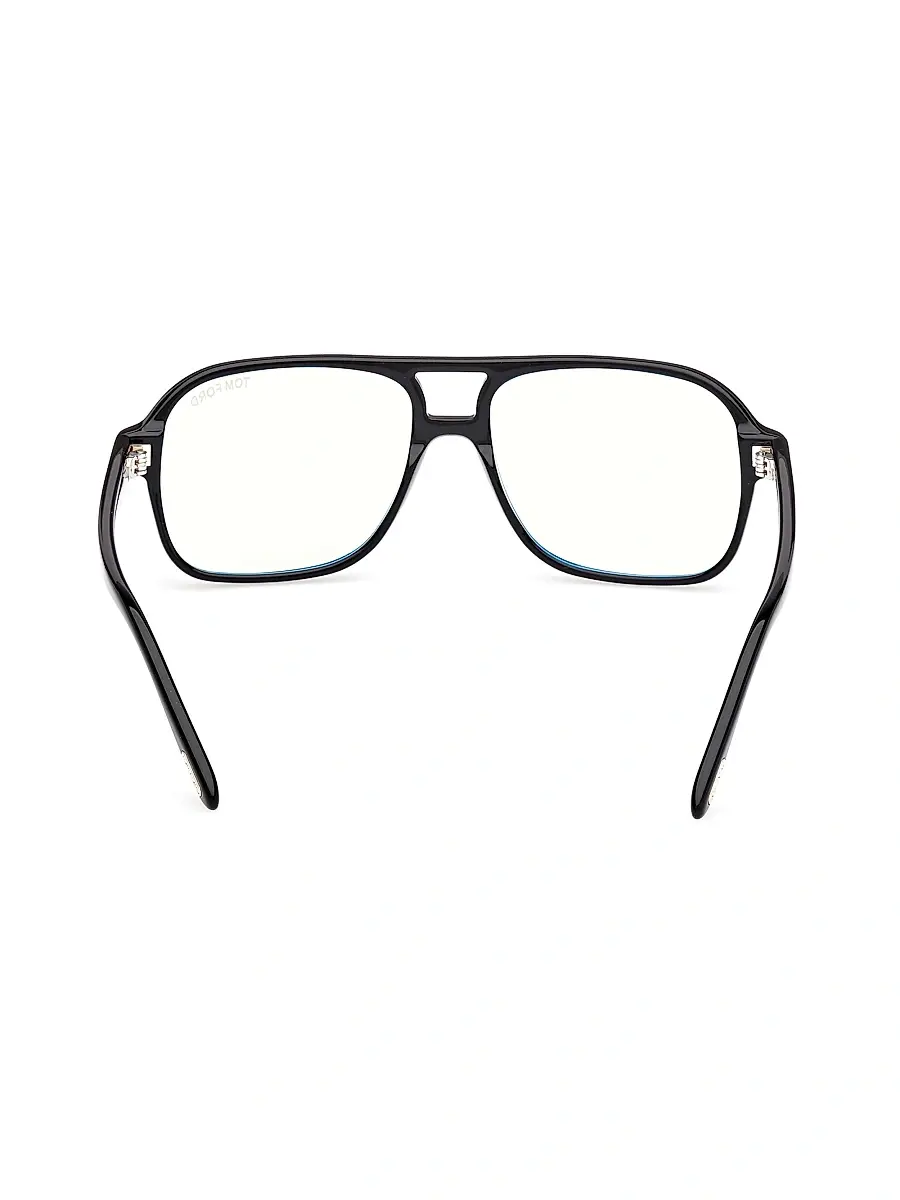 Tom Ford Men's Navigator 58MM Blue Block Glasses | Thumbnail 5