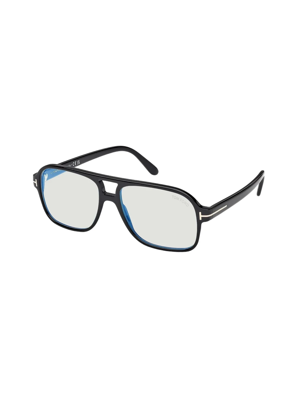 Tom Ford Men's Navigator 58MM Blue Block Glasses