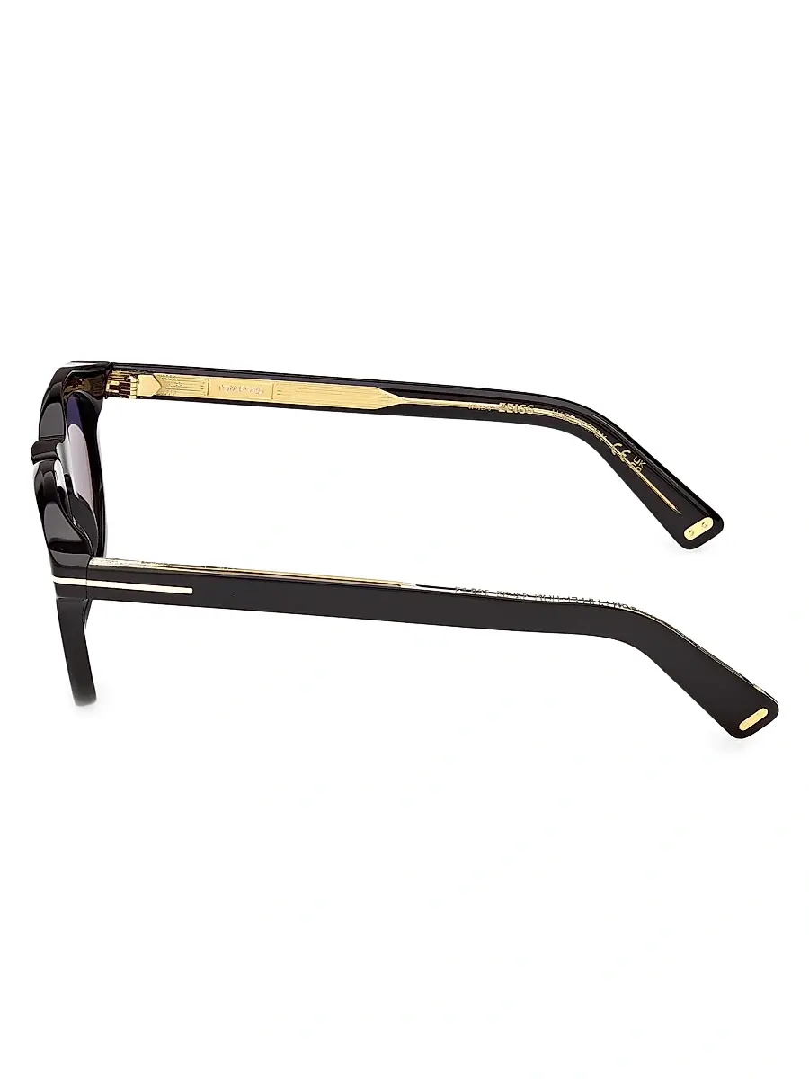 Tom Ford Men's Icon 47MM Round Sunglasses | Thumbnail 3 Tom Ford Men's Icon 47MM Round Sunglasses | Thumbnail 3