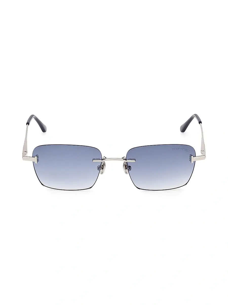 Tom Ford Men's Jake-02 54MM Rimless Rectangular Sunglasses | Thumbnail 2 Tom Ford Men's Jake-02 54MM Rimless Rectangular Sunglasses | Thumbnail 2