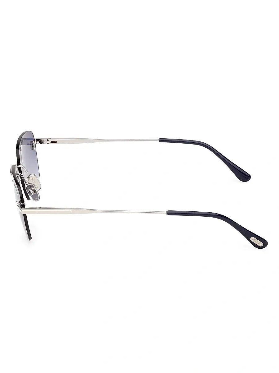 Tom Ford Men's Jake-02 54MM Rimless Rectangular Sunglasses | Thumbnail 3 Tom Ford Men's Jake-02 54MM Rimless Rectangular Sunglasses | Thumbnail 3