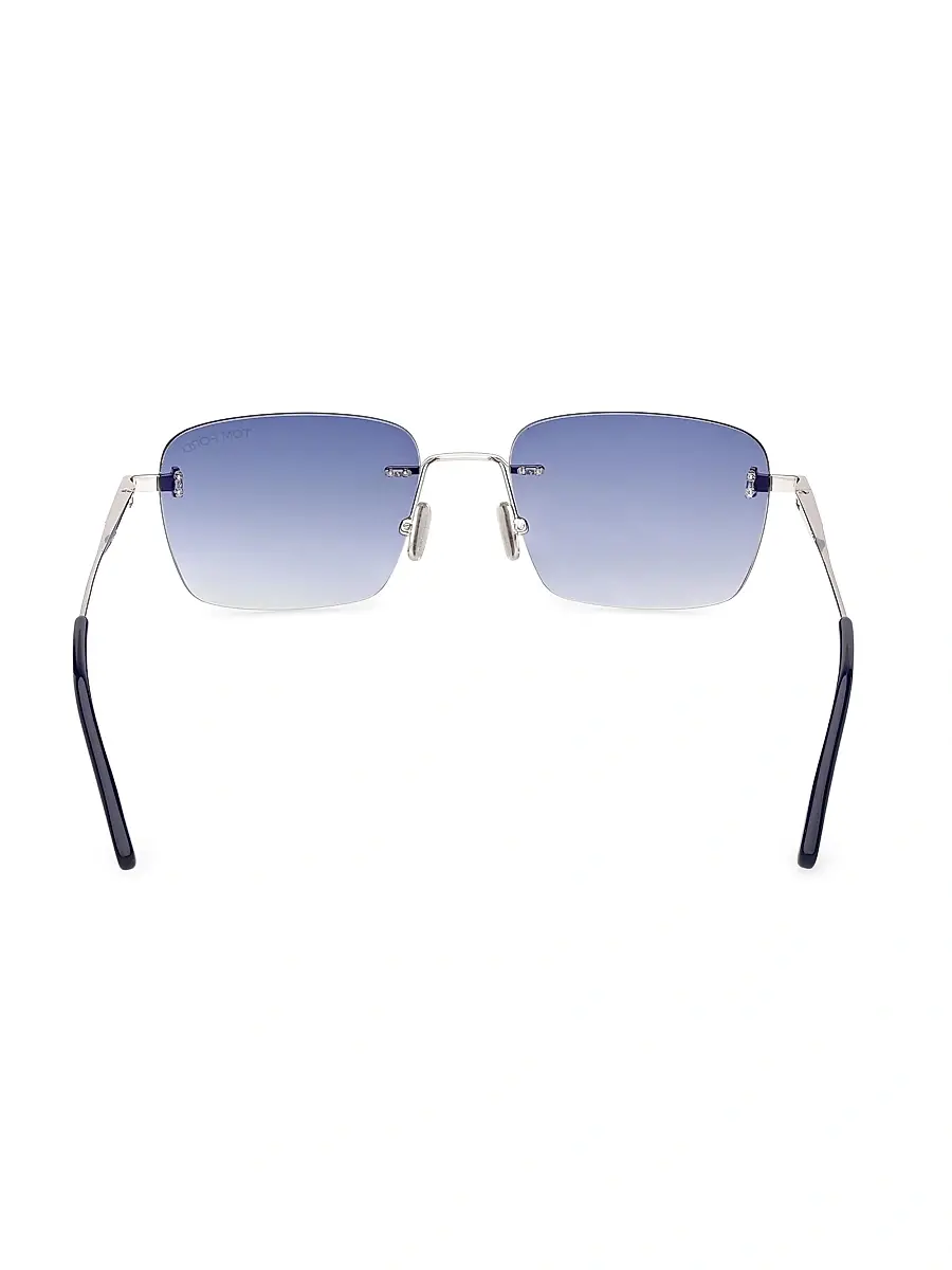 Tom Ford Men's Jake-02 54MM Rimless Rectangular Sunglasses | Thumbnail 5 Tom Ford Men's Jake-02 54MM Rimless Rectangular Sunglasses | Thumbnail 5