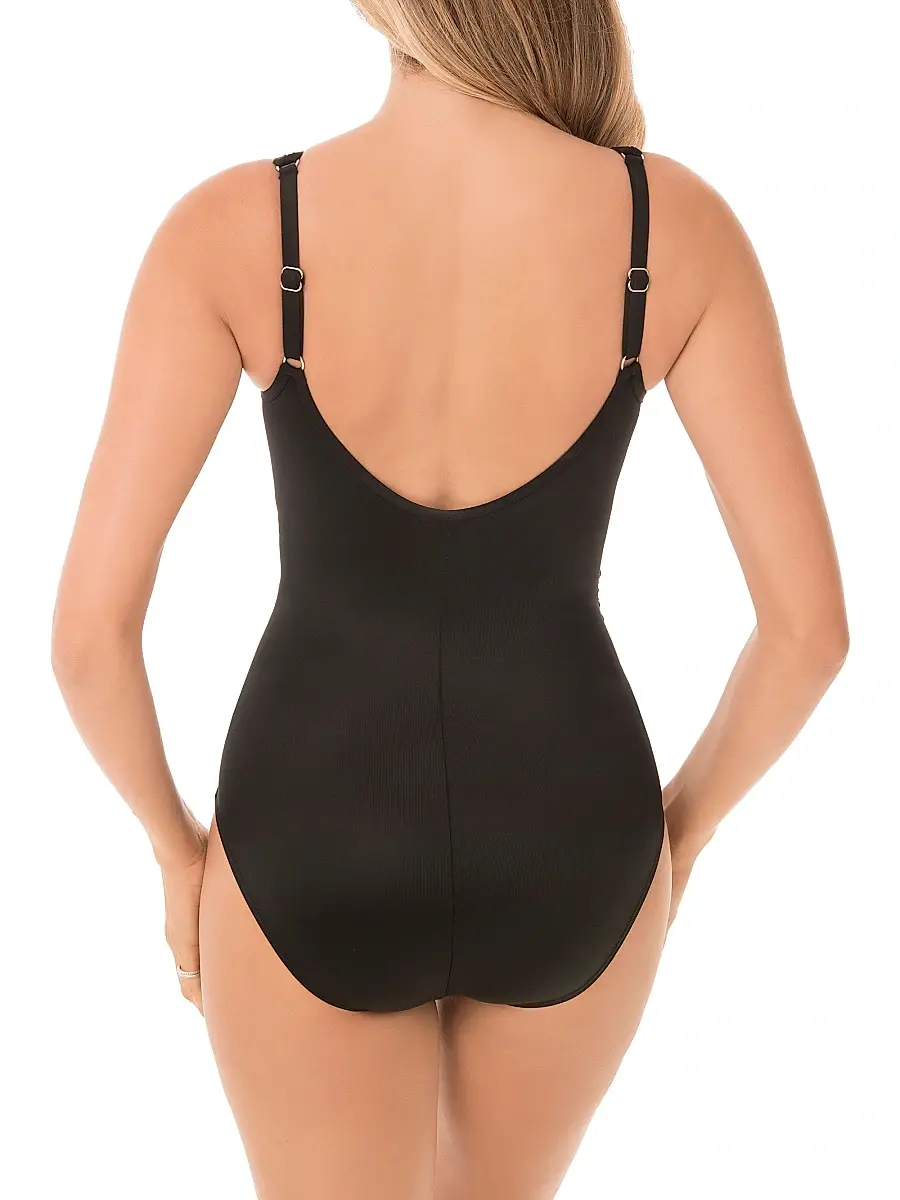 Miraclesuit Swim Women's Network Madero Ruched Criss Cross One-Piece Swimsuit | Thumbnail 4 Miraclesuit Swim Women's Network Madero Ruched Criss Cross One-Piece Swimsuit | Thumbnail 4