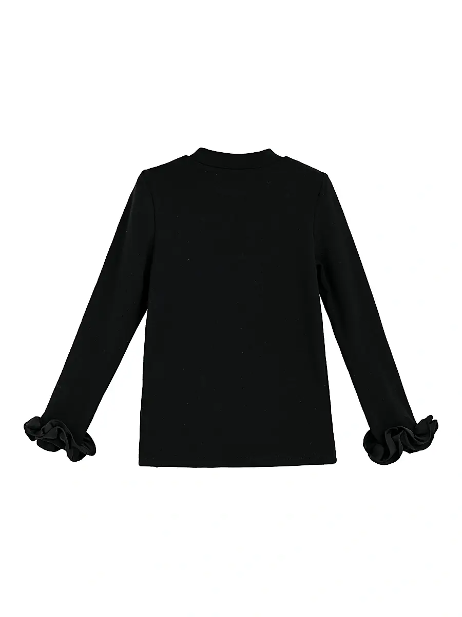 Tulleen Girl's Little Girl's & Girl's Long Sleeve Ruffle Cuff Top | Thumbnail 2 Tulleen Girl's Little Girl's & Girl's Long Sleeve Ruffle Cuff Top | Thumbnail 2