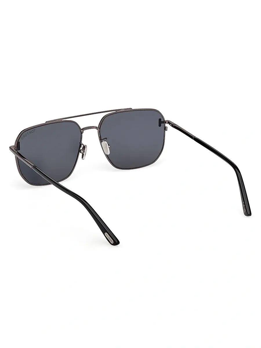 Tom Ford Men's 61MM Aviator Sunglasses | Thumbnail 4 Tom Ford Men's 61MM Aviator Sunglasses | Thumbnail 4