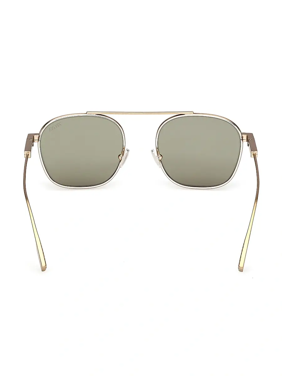 Zegna Men's 53MM Round Sunglasses | Thumbnail 5