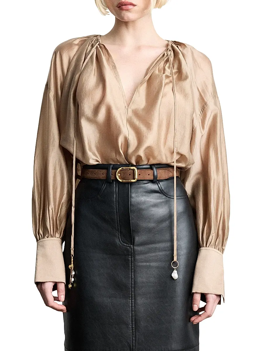 Déhanche Women's Mija Suede Belt | Thumbnail 2