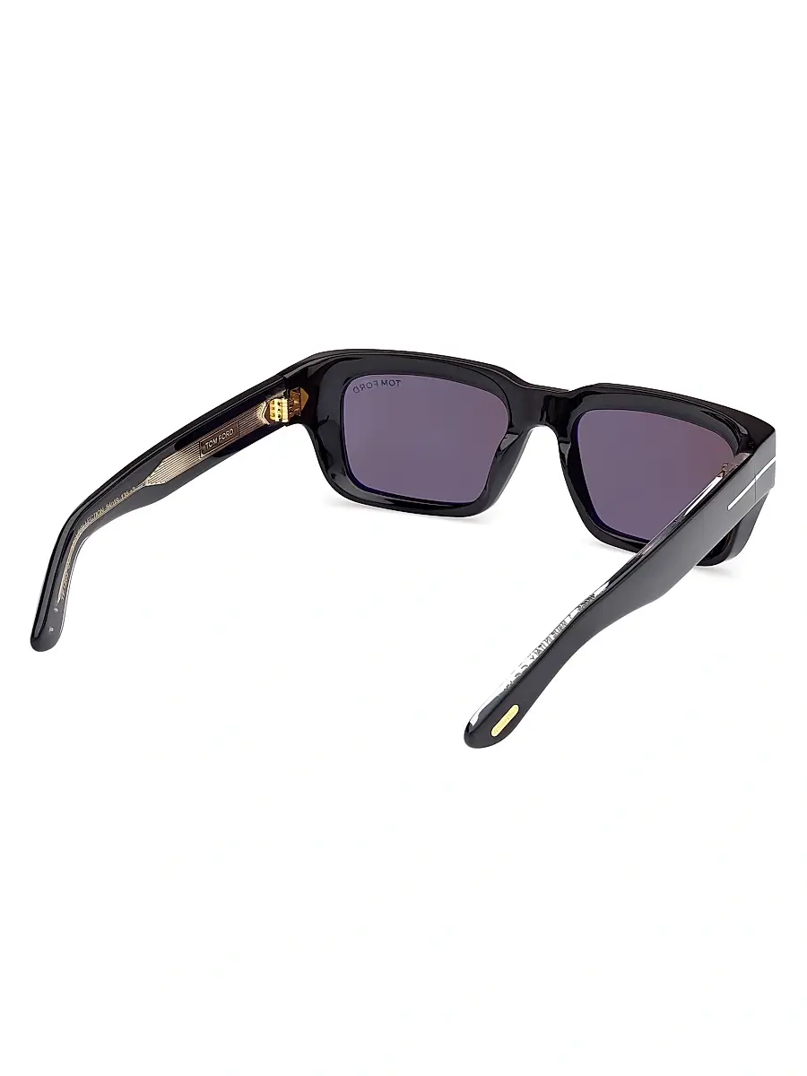 Tom Ford Men's Icon 54MM Rectangular Sunglasses | Thumbnail 6 Tom Ford Men's Icon 54MM Rectangular Sunglasses | Thumbnail 6
