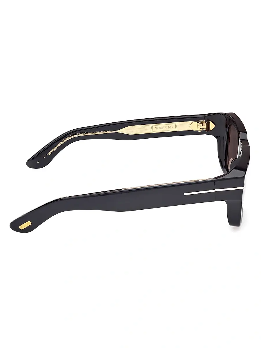 Tom Ford Men's Icon 54MM Rectangular Sunglasses | Thumbnail 7 Tom Ford Men's Icon 54MM Rectangular Sunglasses | Thumbnail 7