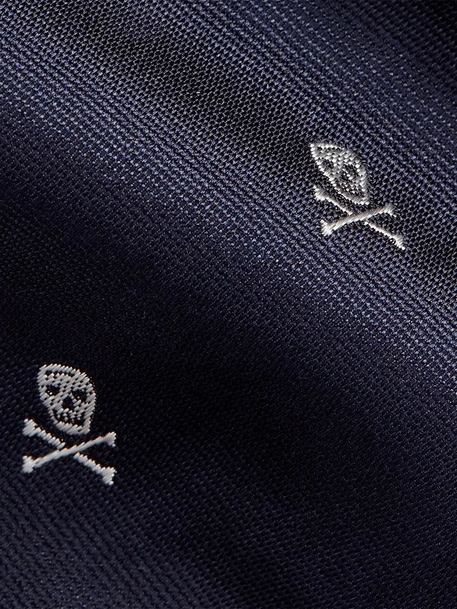 Ralph Lauren Purple Label Men's Skull Crossbones Silk Tie | Thumbnail 5 Ralph Lauren Purple Label Men's Skull Crossbones Silk Tie | Thumbnail 5
