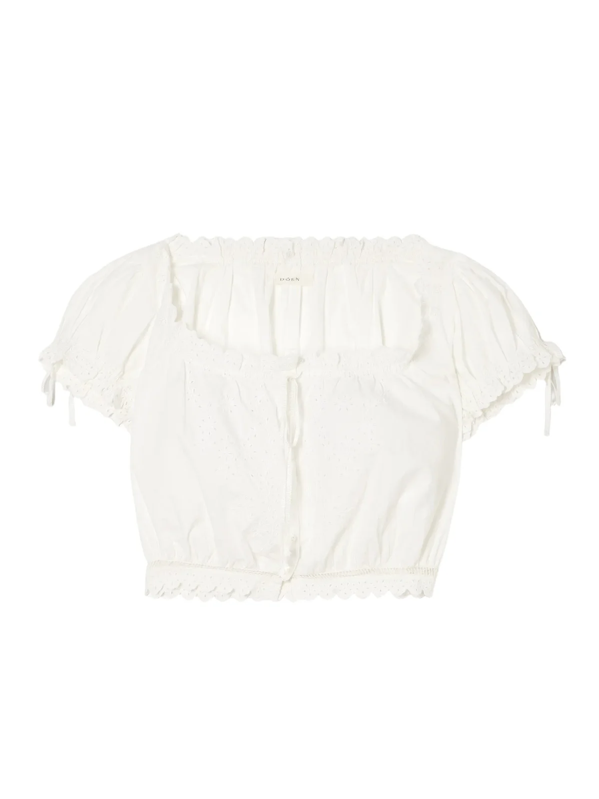Nera Broderie Anglaise Organic Cotton Blouse Nera Broderie Anglaise Organic Cotton Blouse