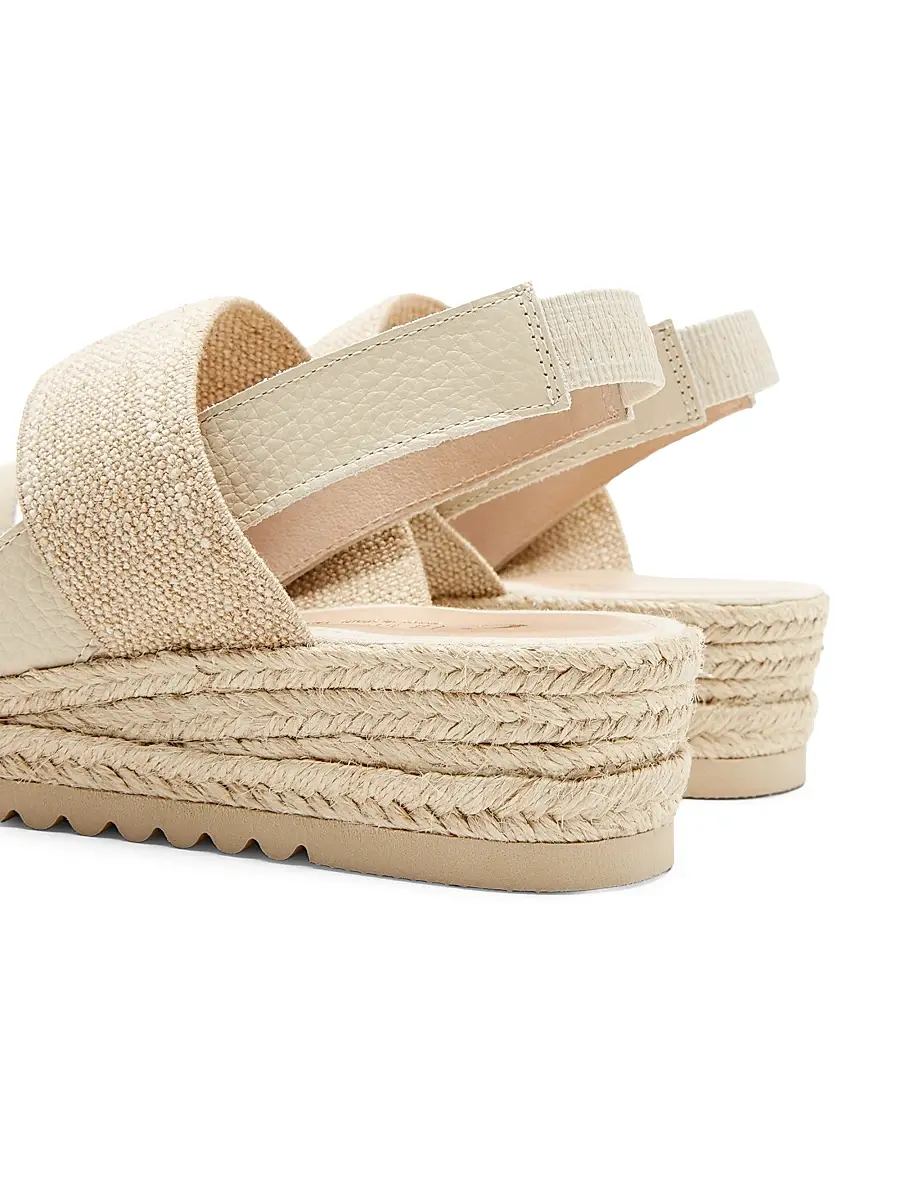 La Canadienne Women's Rowena 40MM Leather Espadrille Sandals | Thumbnail 4 La Canadienne Women's Rowena 40MM Leather Espadrille Sandals | Thumbnail 4