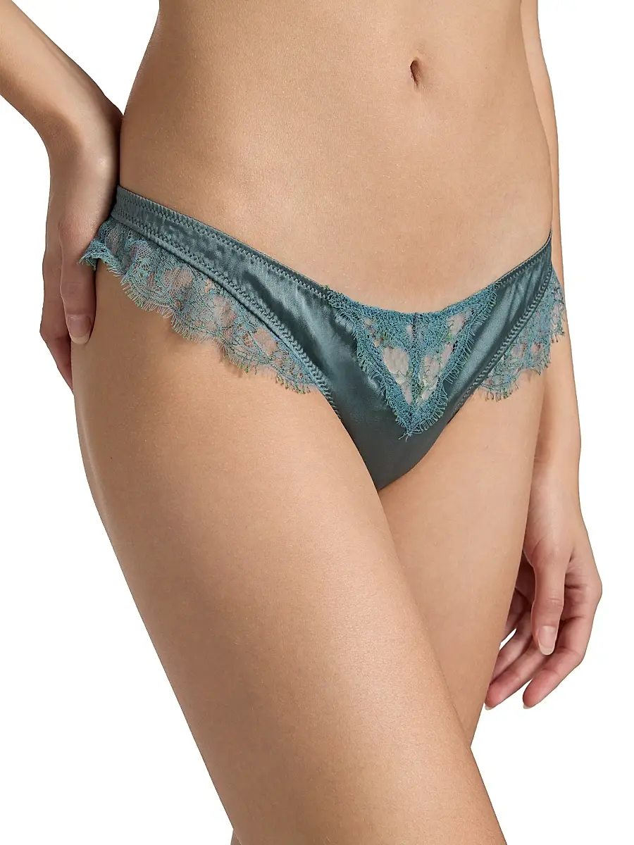 Kiki de Montparnasse Women's Lace Inset Thong | Thumbnail 5 Kiki de Montparnasse Women's Lace Inset Thong | Thumbnail 5