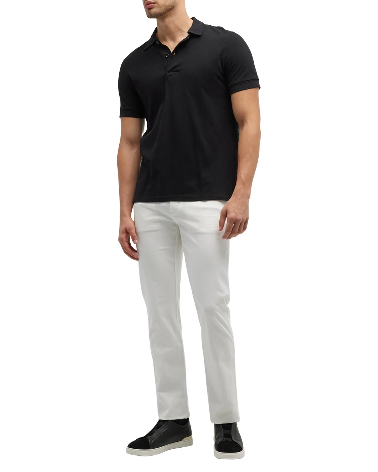 Zegna Men's Cotton 5-Pocket Pants