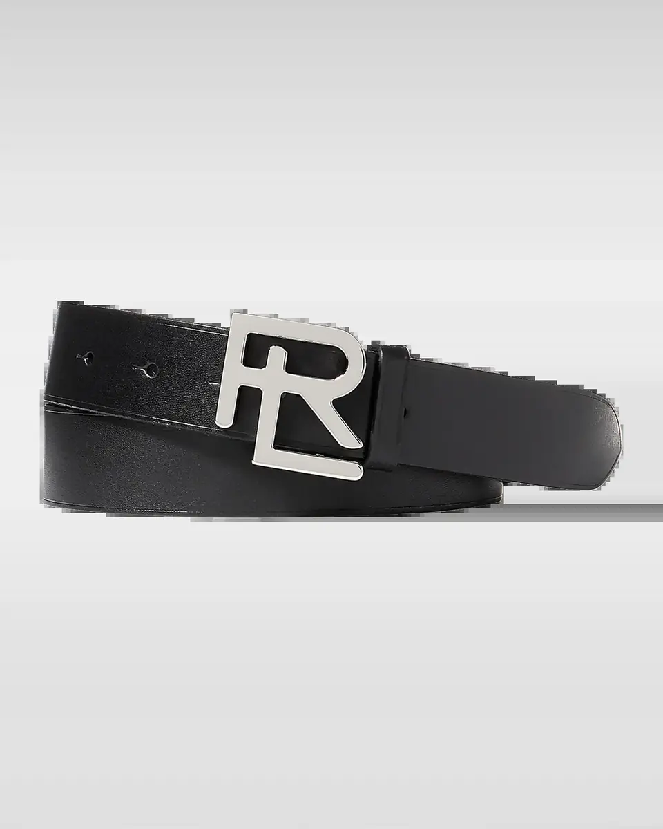Ralph Lauren Purple Label Men's RL Vachetta Leather Belt | Thumbnail 2