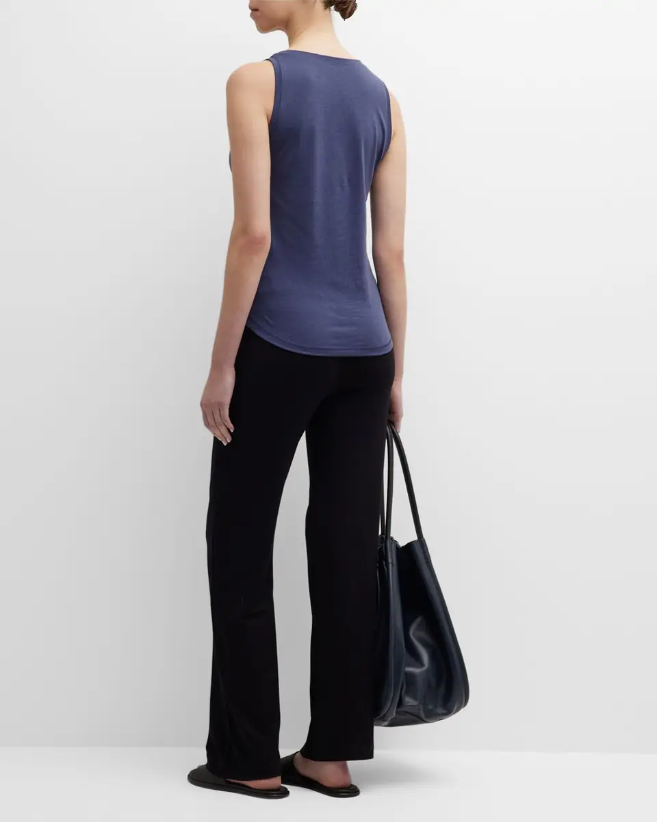 MAJESTIC FILATURES French Terry Wide-Leg Trousers | Thumbnail 4 MAJESTIC FILATURES French Terry Wide-Leg Trousers | Thumbnail 4