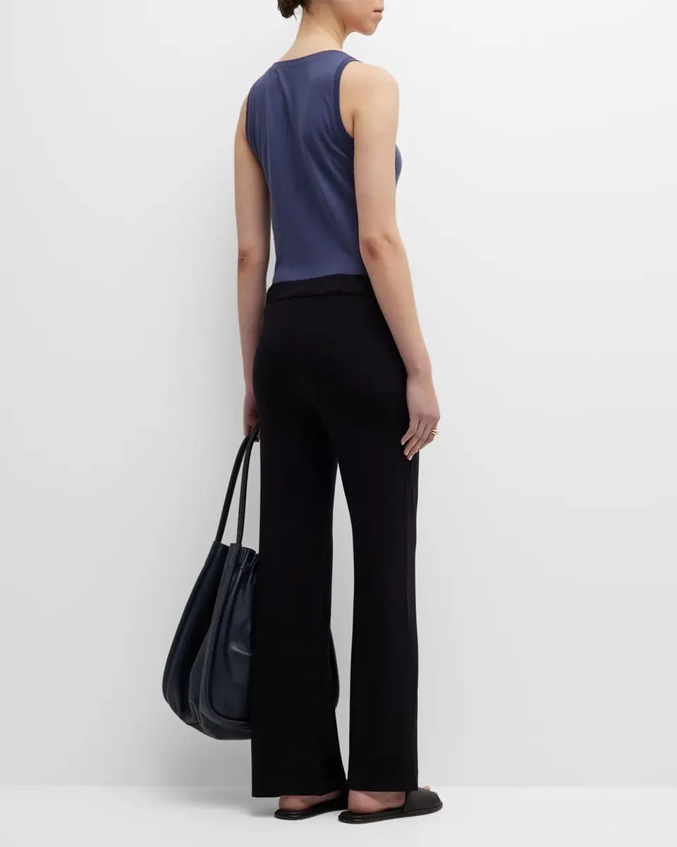 MAJESTIC FILATURES French Terry Wide-Leg Trousers | Thumbnail 6 MAJESTIC FILATURES French Terry Wide-Leg Trousers | Thumbnail 6