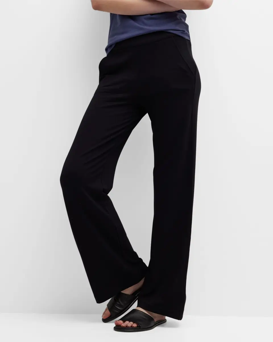 MAJESTIC FILATURES French Terry Wide-Leg Trousers | Thumbnail 7 MAJESTIC FILATURES French Terry Wide-Leg Trousers | Thumbnail 7