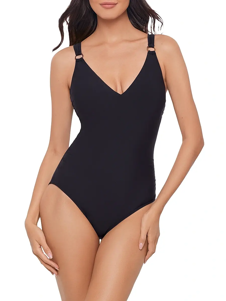 Magicsuit Women's Solid Dakota One-Piece Swimsuit | Thumbnail 2 Magicsuit Women's Solid Dakota One-Piece Swimsuit | Thumbnail 2