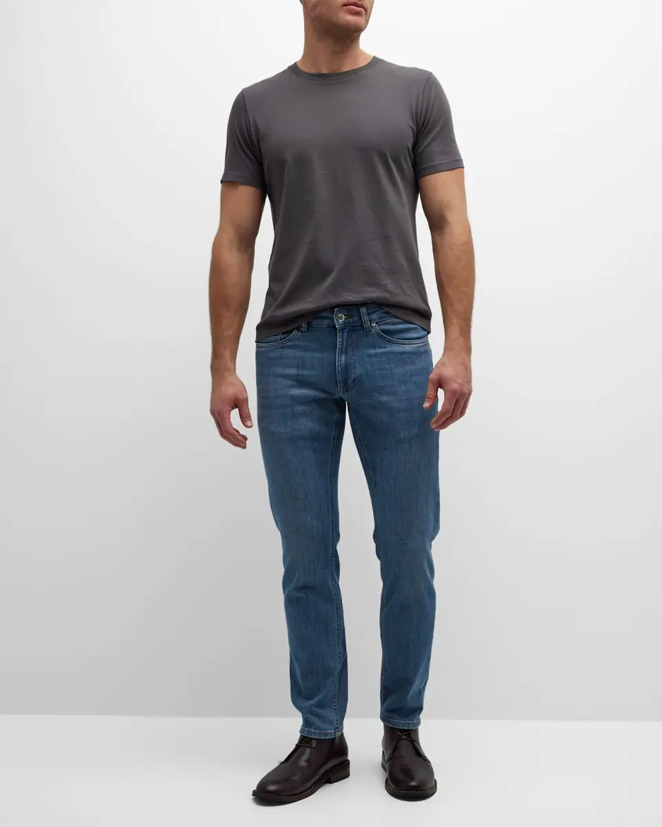Peter Millar Men's Stretch Denim 5-Pocket Jeans | Thumbnail 2