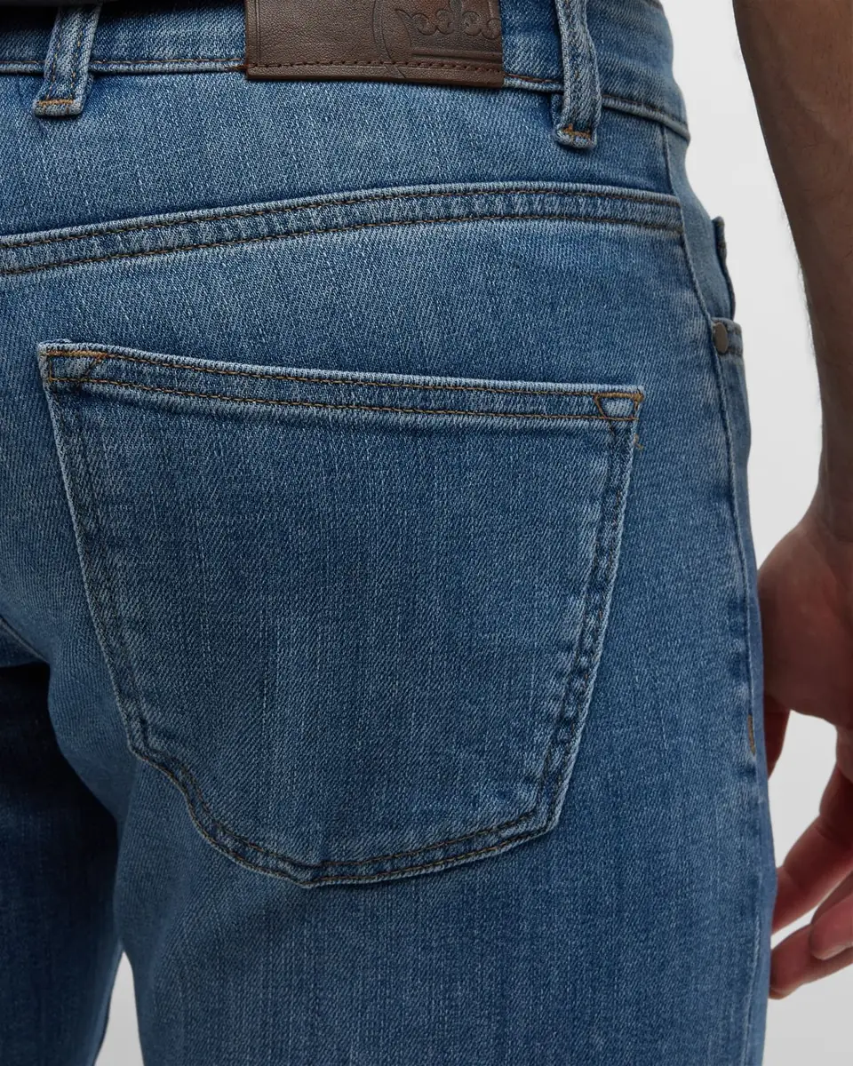 Peter Millar Men's Stretch Denim 5-Pocket Jeans | Thumbnail 5
