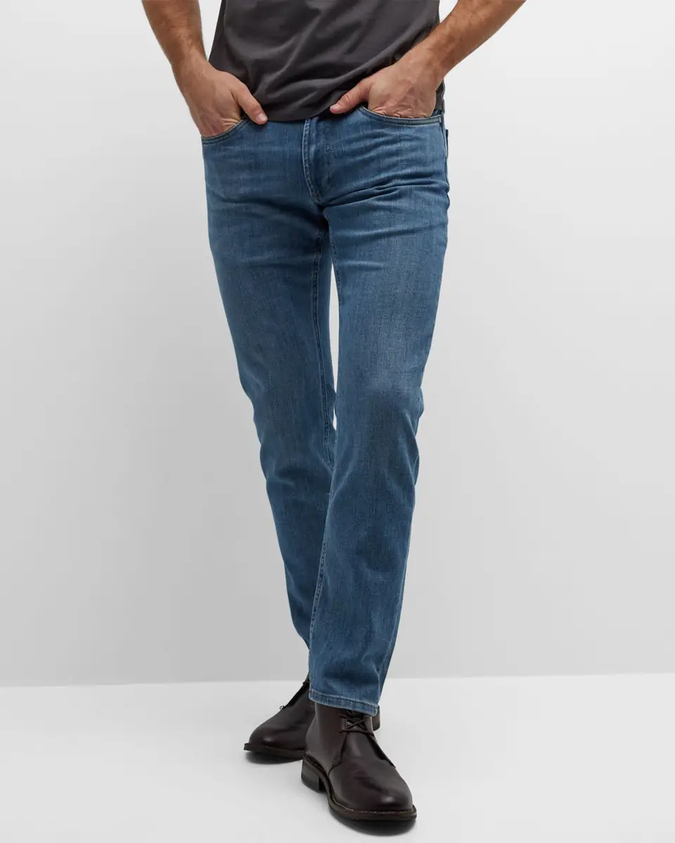 Peter Millar Men's Stretch Denim 5-Pocket Jeans | Thumbnail 6