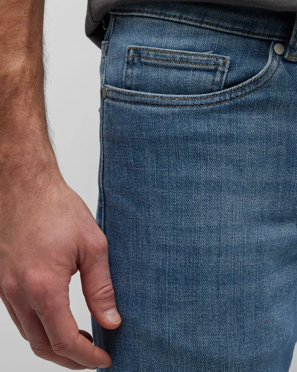 Peter Millar Men's Stretch Denim 5-Pocket Jeans | Thumbnail 7