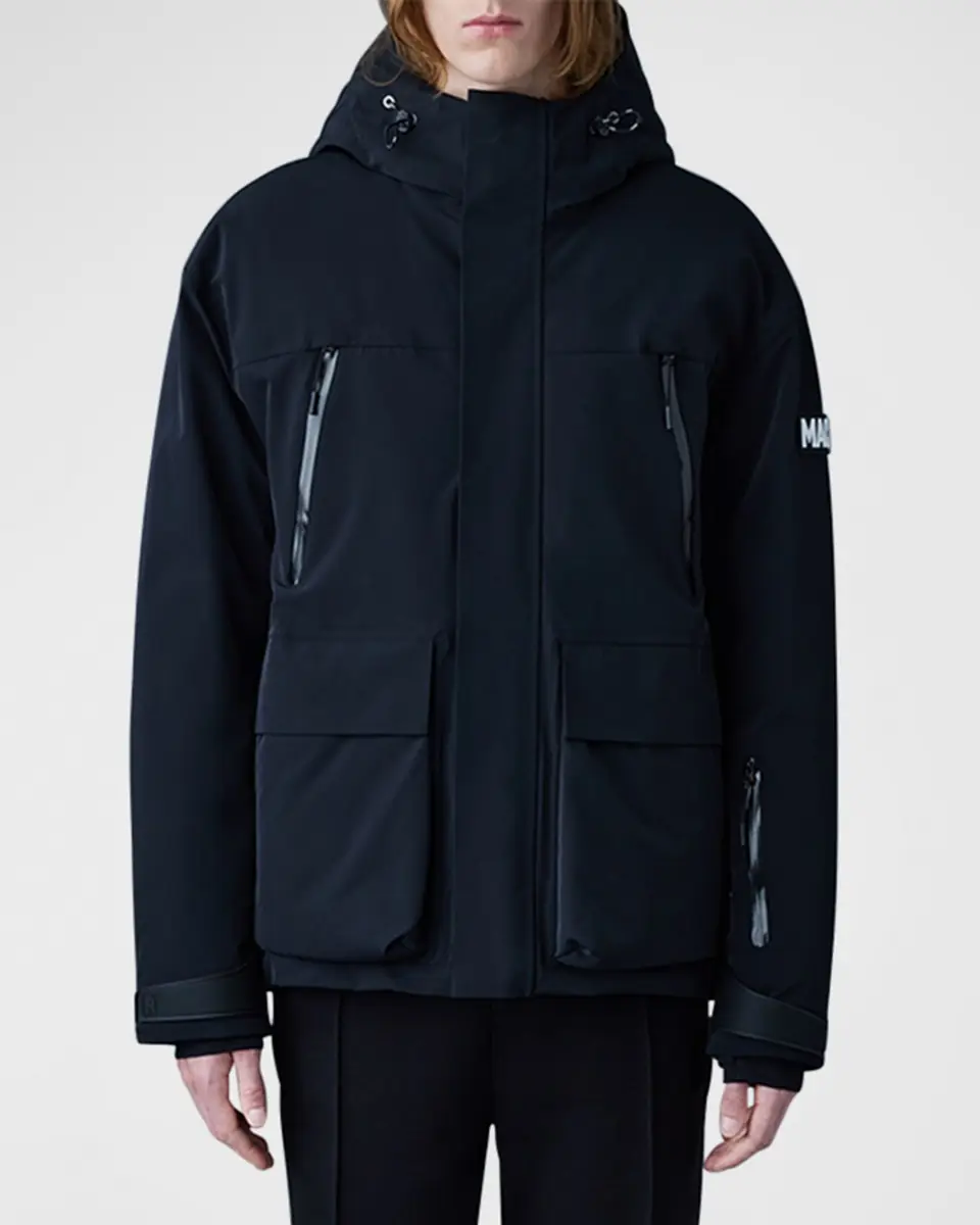 Mackage Men's Frost-Z Waterproof Hooded Down Ski Jacket | Thumbnail 4 Mackage Men's Frost-Z Waterproof Hooded Down Ski Jacket | Thumbnail 4