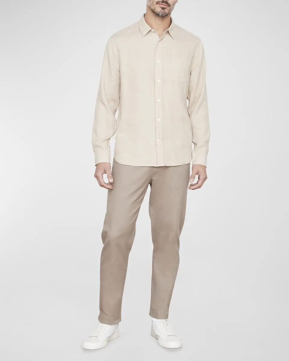 Vince Men's Linen Sport Shirt | Thumbnail 2