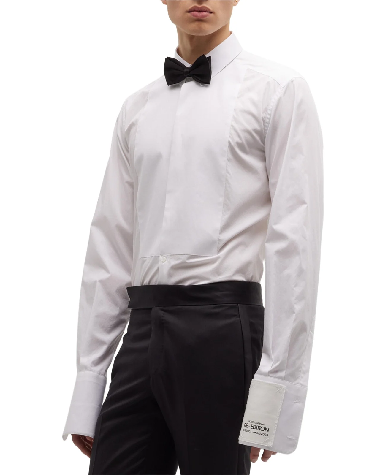 Men's Bib-Front Tuxedo Shirt
