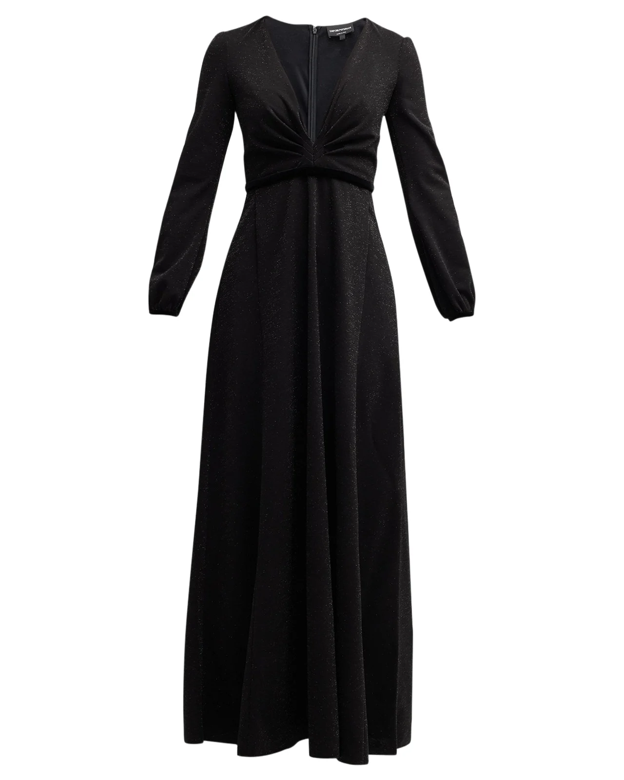 Deep V-Neck Shimmer Jersey Maxi Dress Deep V-Neck Shimmer Jersey Maxi Dress