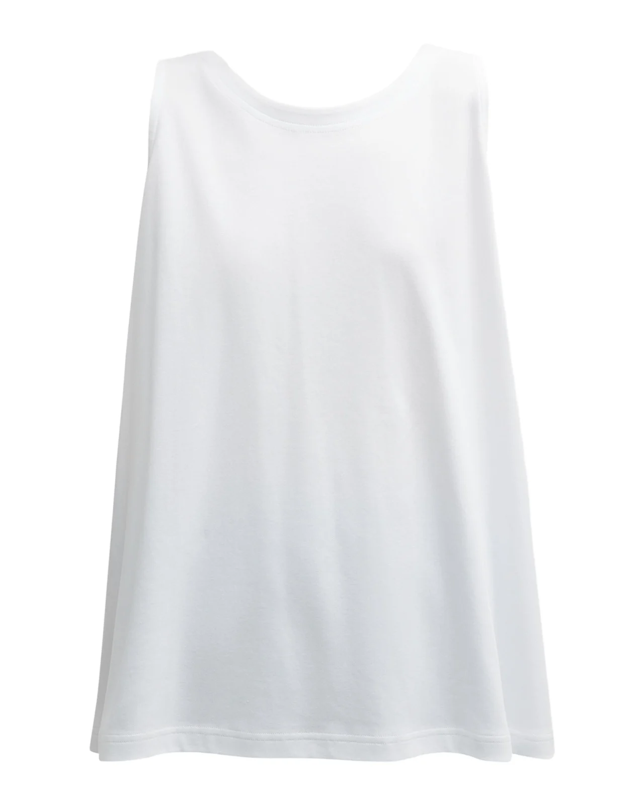 A-Line Round-Neck Long Shell Top A-Line Round-Neck Long Shell Top