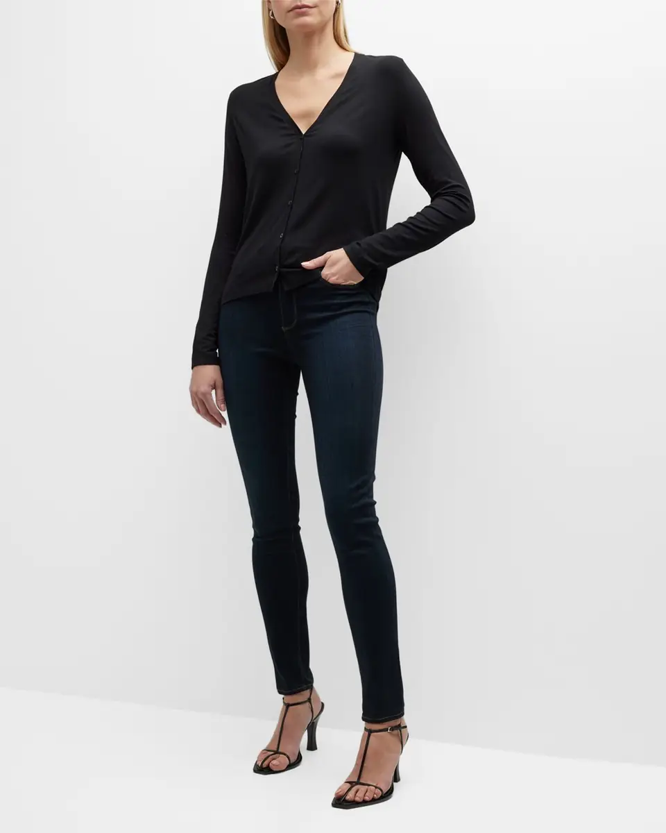 MAJESTIC FILATURES Soft Touch Button-Front Cardigan | Thumbnail 3 MAJESTIC FILATURES Soft Touch Button-Front Cardigan | Thumbnail 3