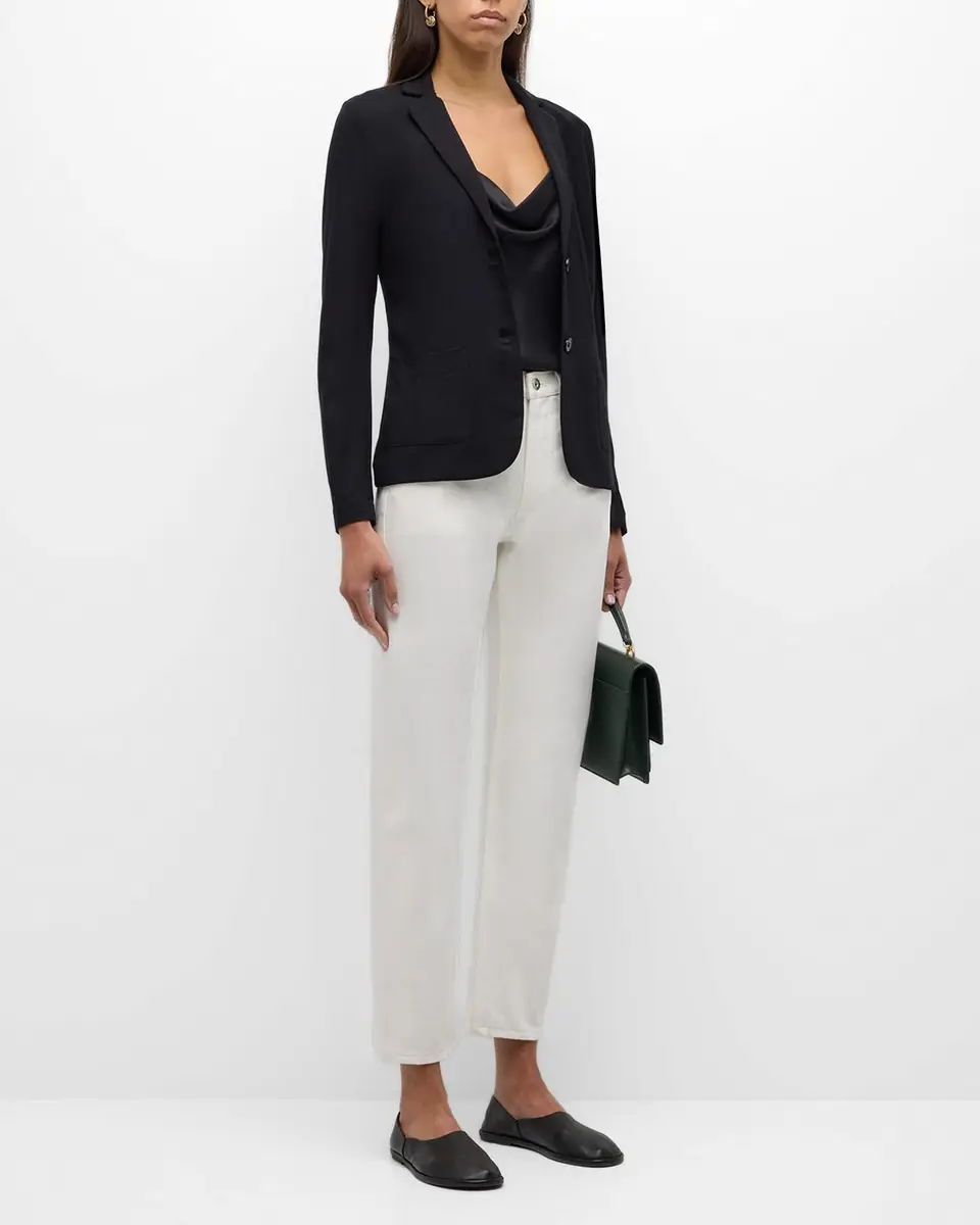 MAJESTIC FILATURES Soft Touch Two-Button Blazer | Thumbnail 2
